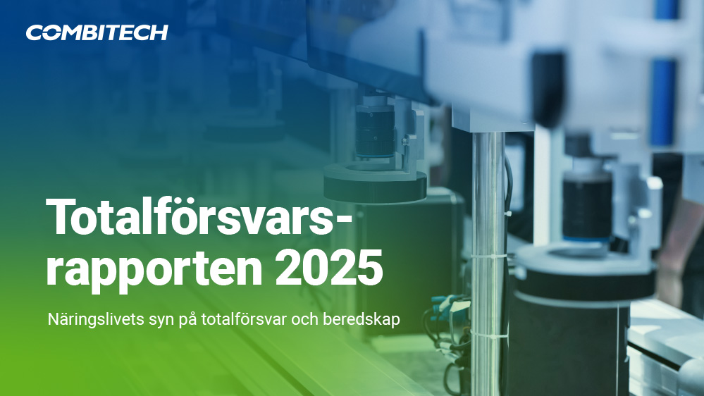 Framsida för Totalförsvarsrapporten 2025 (Dekorativ)