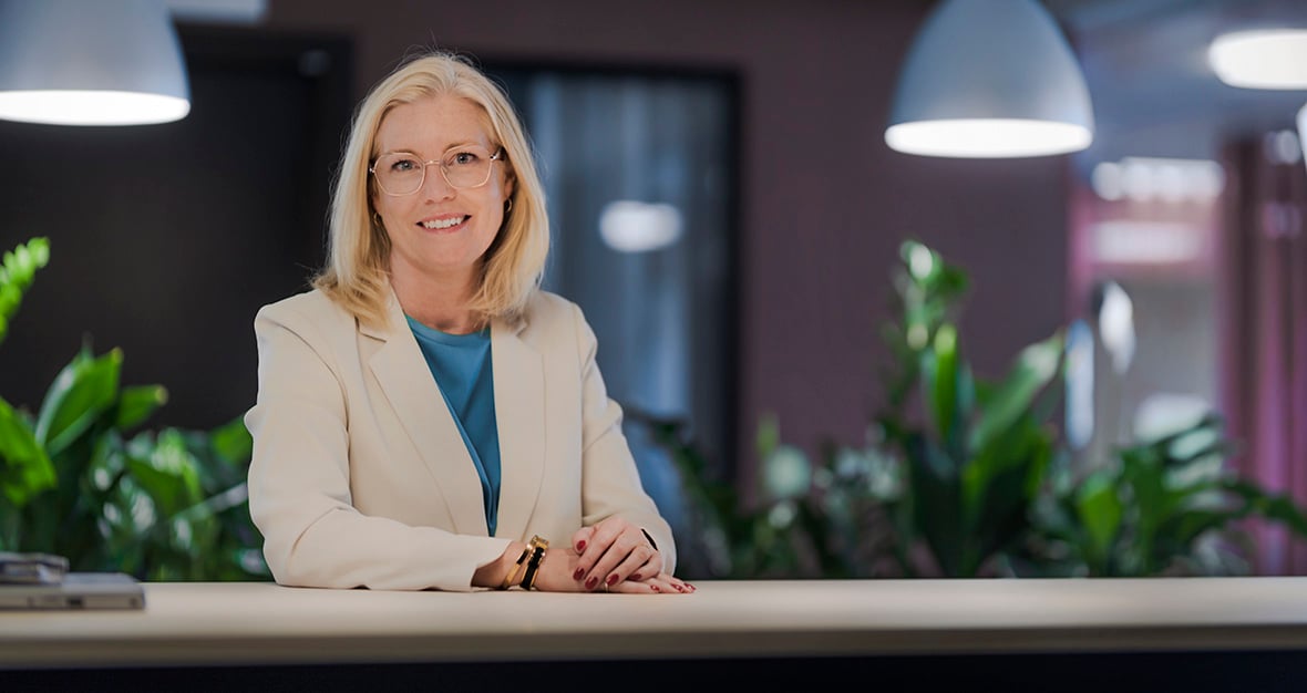 Jessica Öberg, vd Combitech. Fotograf: Peter Karlsson